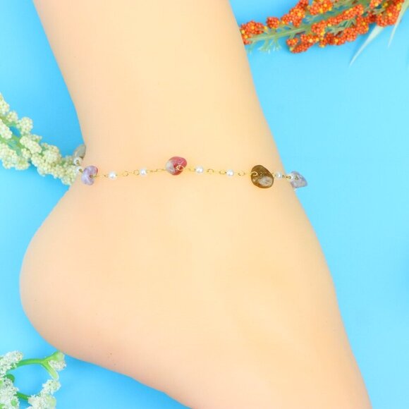 Elegant Handmade Anklet – Perfect for Women & Girls | Ideal Gift Option, DYC1784 - Picture 4 of 10